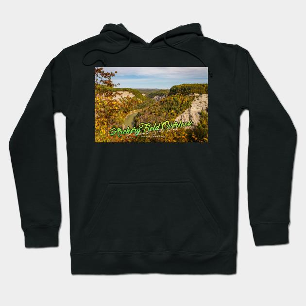 Archery Field Overlook Letchworth State Park New York Hoodie by Gestalt Imagery